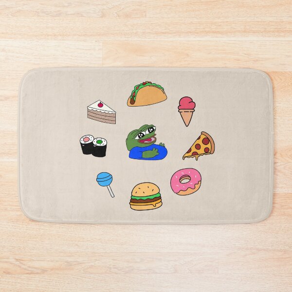 Item preview, PeepoFat Food Clock designed and sold by veenine.