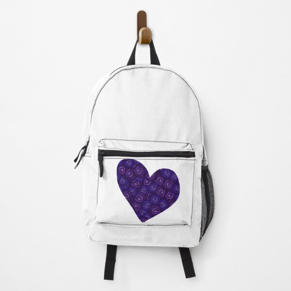 Item preview, Heart of Purple Roses (white) designed and sold by ScarletPanda.