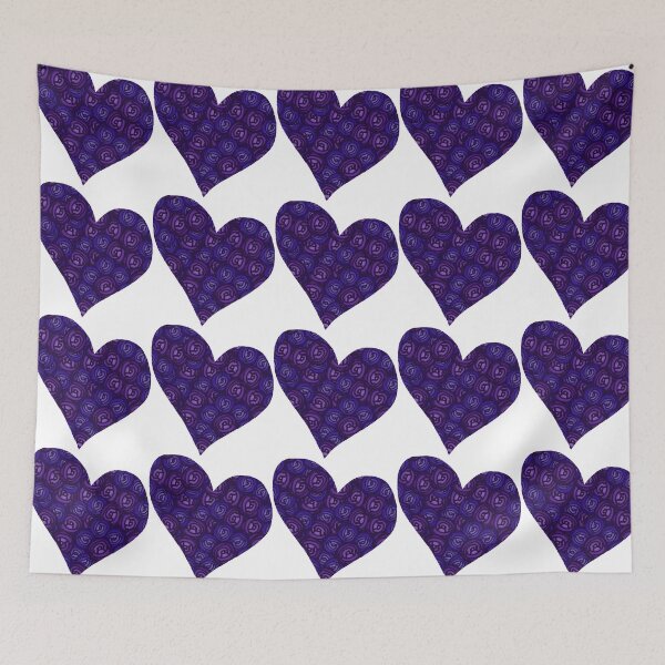 Item preview, Heart of Purple Roses (white) designed and sold by ScarletPanda.