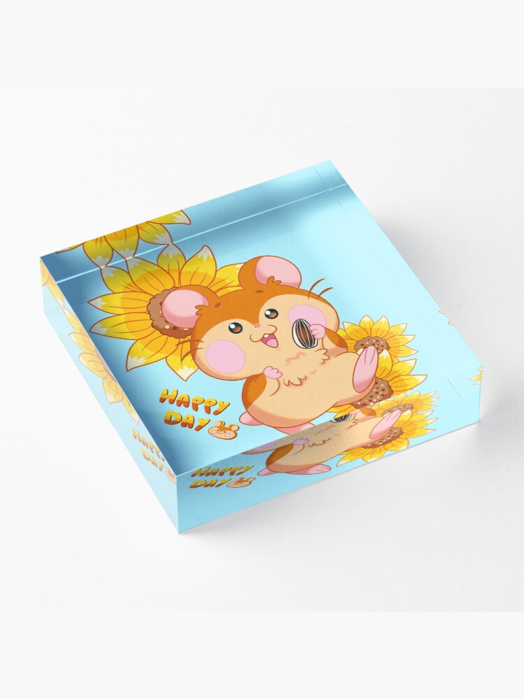Alternate view of Happy Day HamHam Acrylic Block