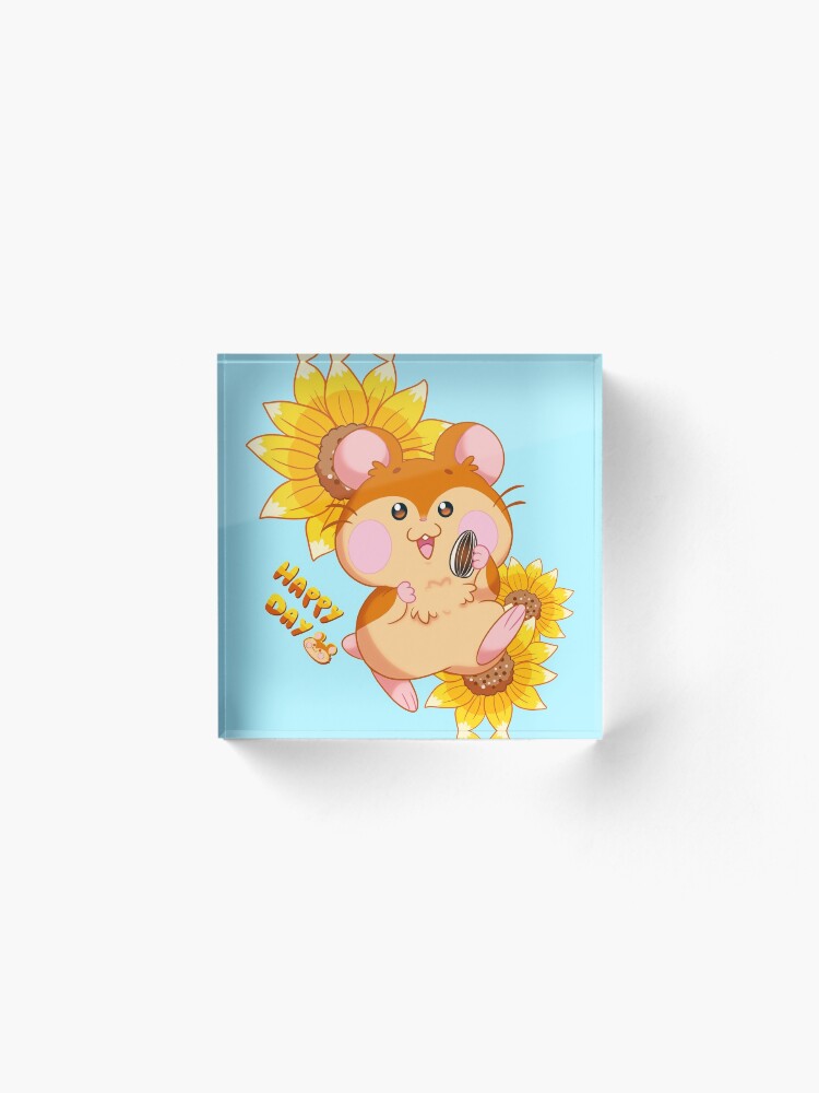 Alternate view of Happy Day HamHam Acrylic Block