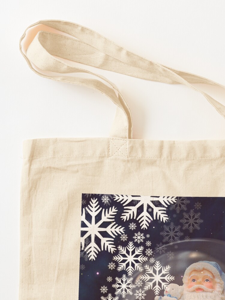 Alternate view of Santa Claus in a bubble Tote Bag