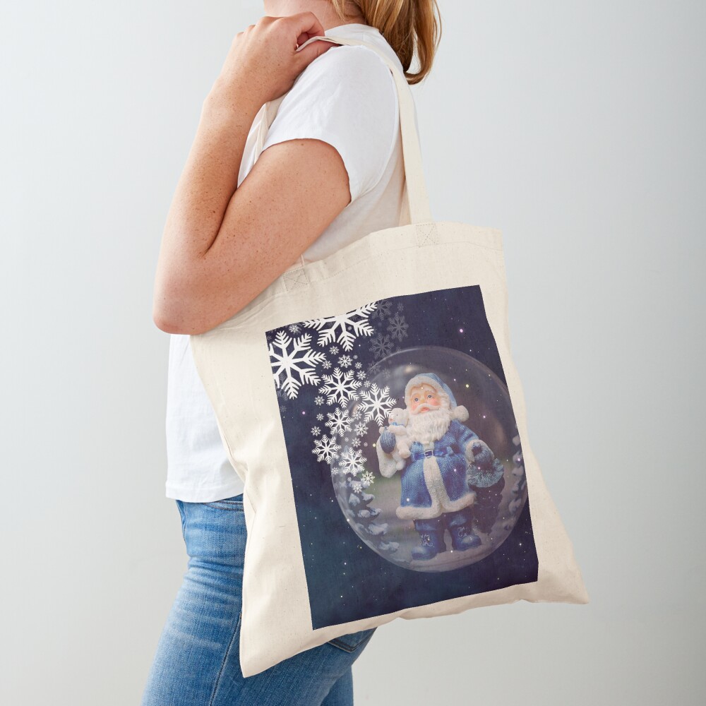 Santa Claus in a bubble Tote Bag