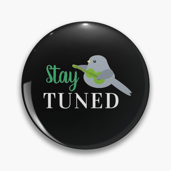 Item preview, Stay Tuned For A Cute Bird Playing Guitar designed and sold by Funwithmusic.