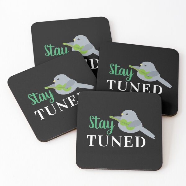 Item preview, Stay Tuned For A Cute Bird Playing Guitar designed and sold by Funwithmusic.