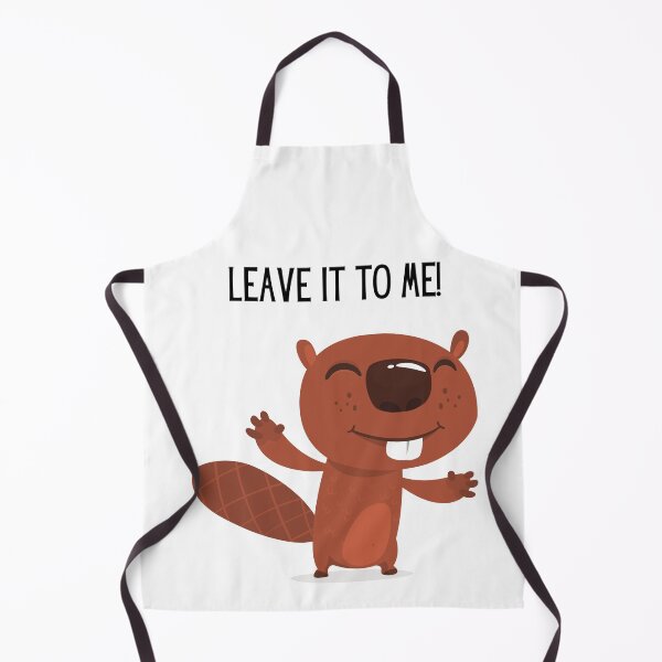 Item preview, Leave it to me! Cute beaver illustration and text. designed and sold by JellyBeenzz.