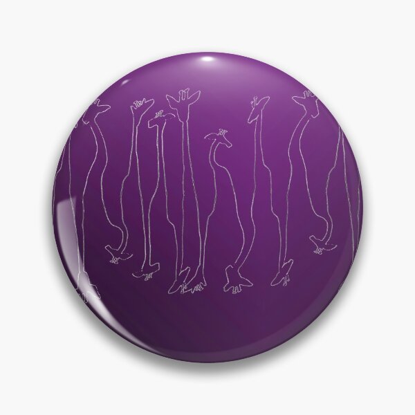 Artikelvorschau, Giraffe auf Purple Ombre wiederholt entworfen und verkauft von TooCoolUnicorn.
