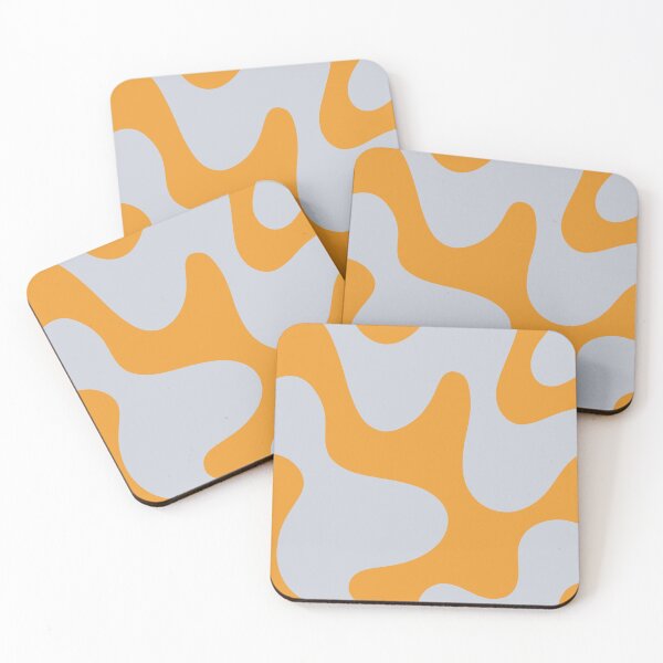 Item preview, Wavy Land - Orange And Blue designed and sold by GalaxyEyes.