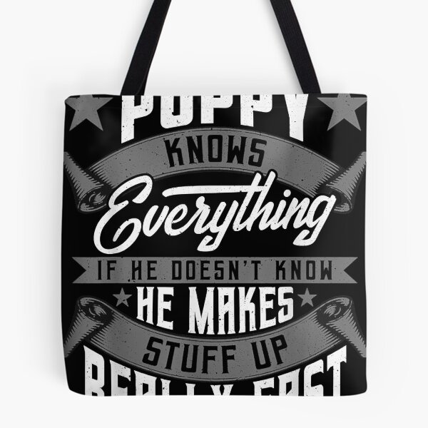 Item preview, Mens Poppy Knows Everything Funny Poppy Fathers Day Gifts designed and sold by AlejandroRay.