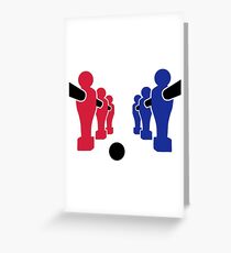 Foosball team Greeting Card