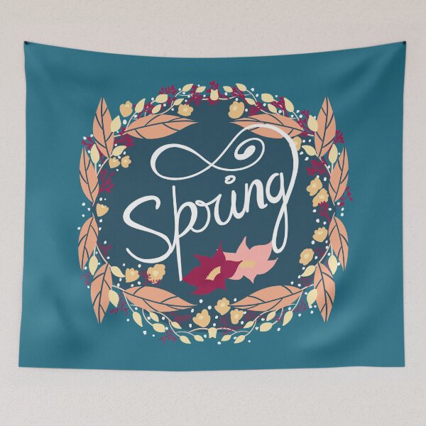 Item preview, Spring sticker for bullet journal and scrapbooking hand lettered cursive designed and sold by wavethreat.