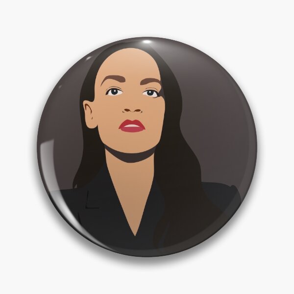Item preview, AOC poster, AOC sticker, Alexandria Ocasio-Cortez print Democratic Socialism feminist wall art designed and sold by GalleryArtField.