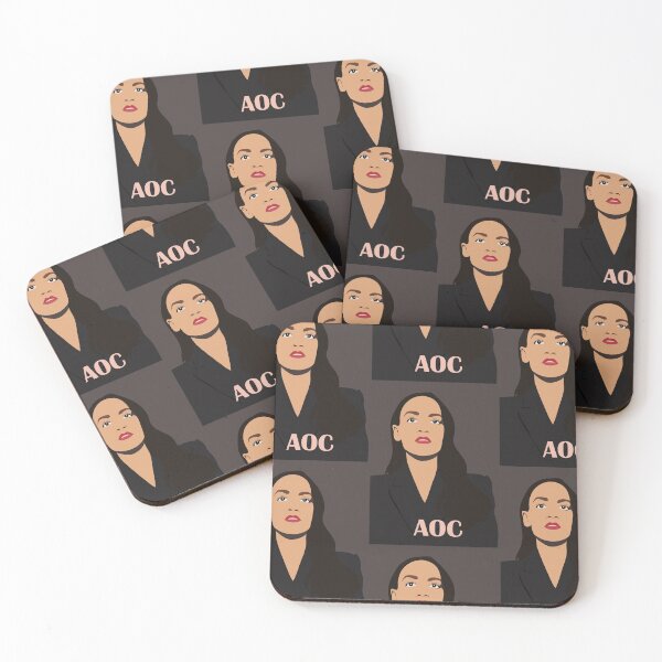 Item preview, AOC poster, AOC sticker, Alexandria Ocasio-Cortez print Democratic Socialism feminist wall art designed and sold by GalleryArtField.