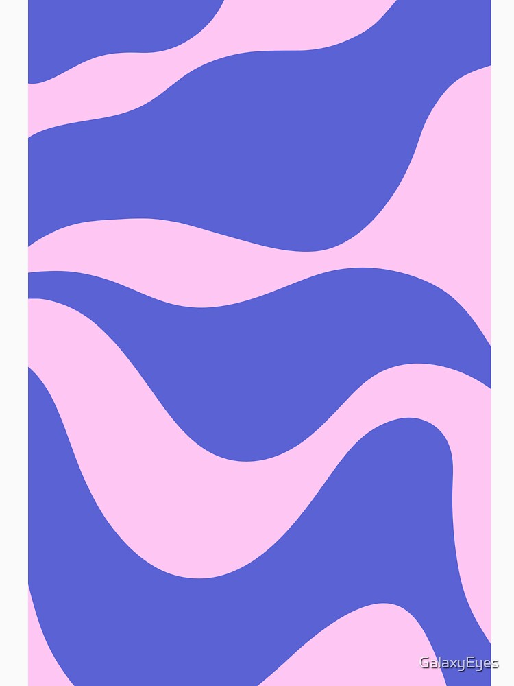 Wavy Land - Pink And Blue by GalaxyEyes