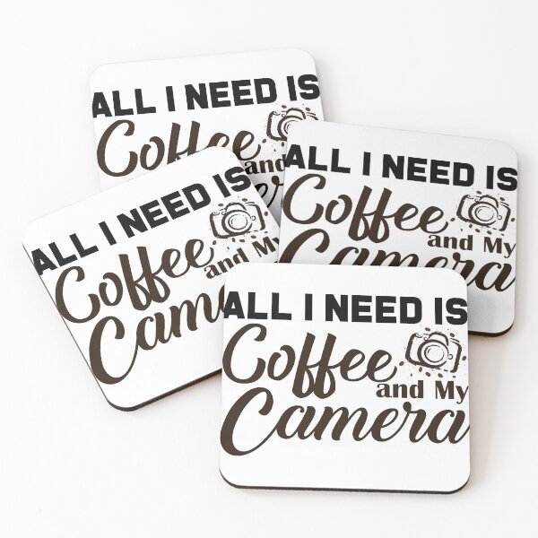 Item preview, All I Need is Coffee and My Camera - Funny Cute Photographer lovers gift. designed and sold by ALITOPRINCE.