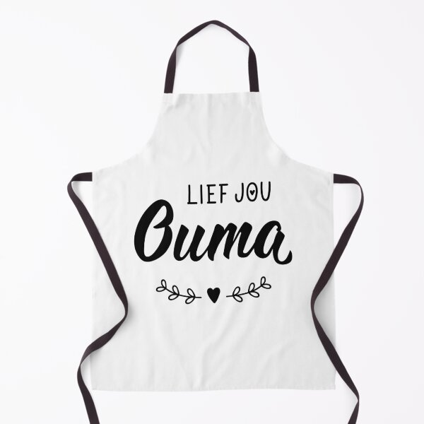Item preview, Lief jou Ouma. Love your grandmother - Afrikaans text. Lettering.  designed and sold by pidzam4e.