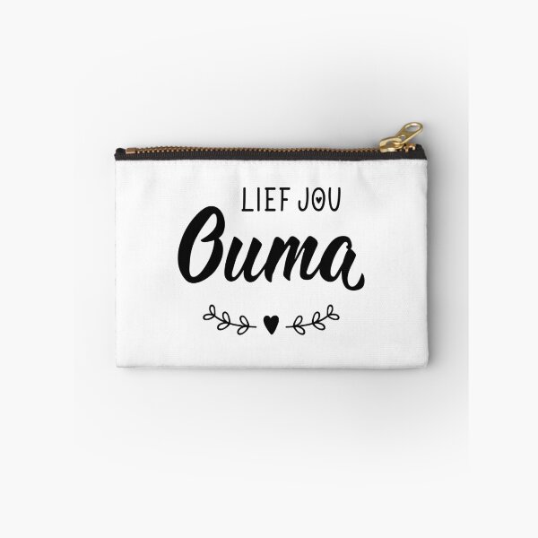 Item preview, Lief jou Ouma. Love your grandmother - Afrikaans text. Lettering.  designed and sold by pidzam4e.