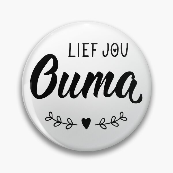 Item preview, Lief jou Ouma. Love your grandmother - Afrikaans text. Lettering.  designed and sold by pidzam4e.