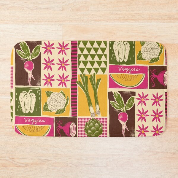 Item preview, Veggie Patchwork designed and sold by Susan Faiola.