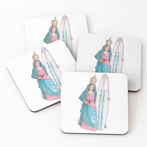 Item preview, surf virgin Mary Mani Masu heart designed and sold by Manimasu.