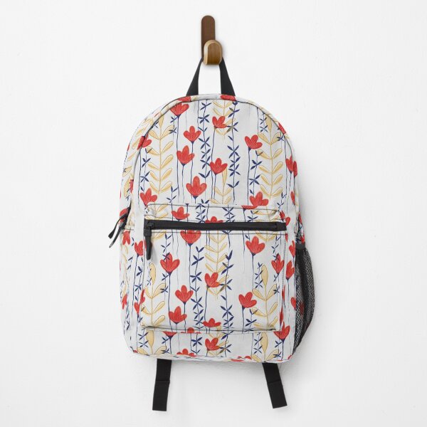Item preview, Macaw vertical flowers designed and sold by Moksha Patterns.