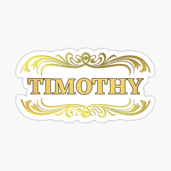 Timothy Sticker
