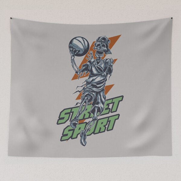 Item preview, Skeleton Streetball logo1 designed and sold by Ginastories.