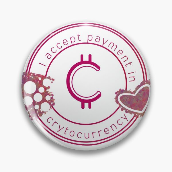Item preview, I ACCEPT CRYPTOCURRENCY designed and sold by pouringluck.
