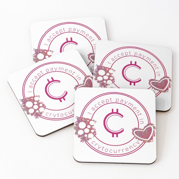 Item preview, I ACCEPT CRYPTOCURRENCY designed and sold by pouringluck.