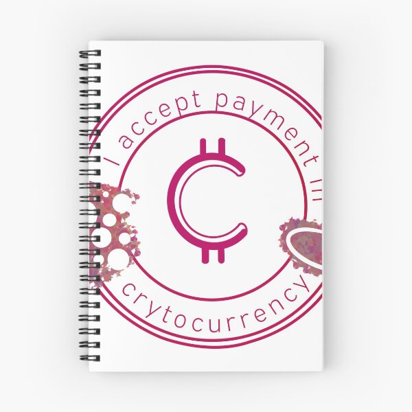 Item preview, I ACCEPT CRYPTOCURRENCY designed and sold by pouringluck.