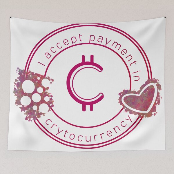 Item preview, I ACCEPT CRYPTOCURRENCY designed and sold by pouringluck.