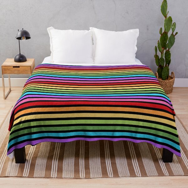 Item preview, Rainbows Stripes designed and sold by KrisInStitches.