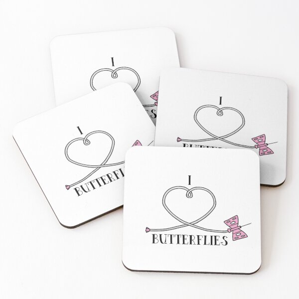 Item preview, I Love Butterflies (Pink) designed and sold by Mikay Reimann.