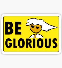 Be Glorious Steam PC Master Race Geek Sticker