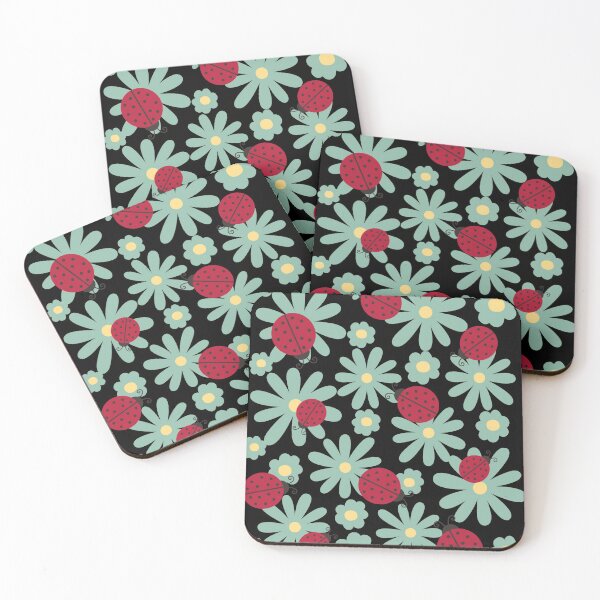 Item preview, Flowers and lady birds designed and sold by mariajogi.