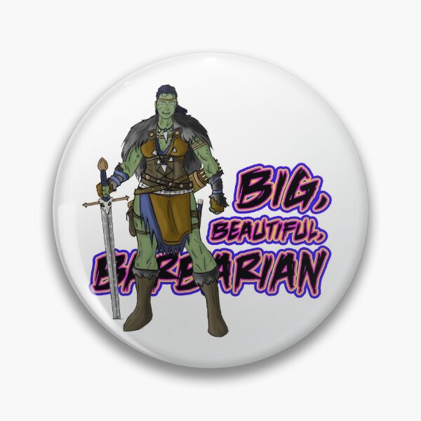Item preview, Big Beautiful Barbarian designed and sold by kattaylordesign.