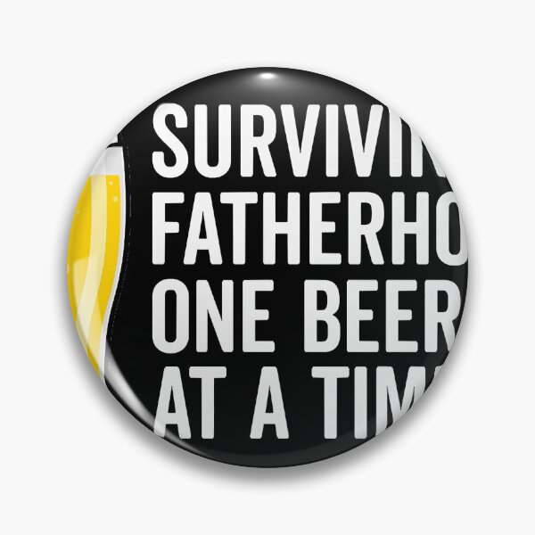 Item preview, Mens Surviving Fatherhood One Beer At A Time Cool Fathers Day Premium designed and sold by AlejandroRay.