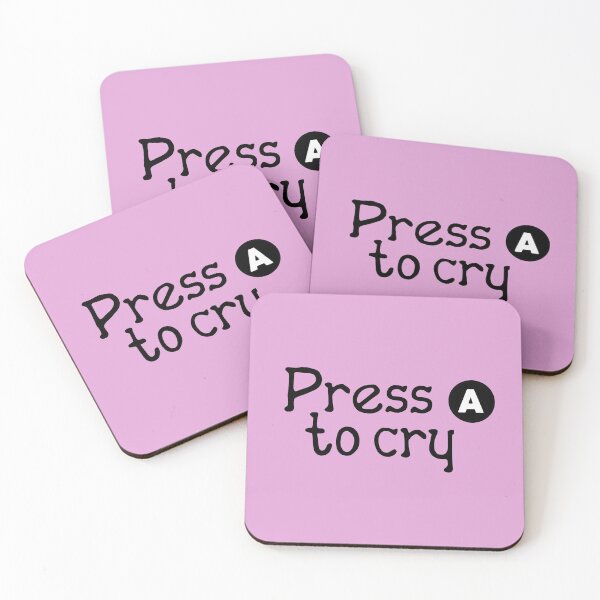 Item preview, Press A To Cry  designed and sold by RainbowPandas.