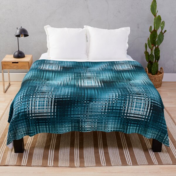 Item preview, Aqua Blues acuoso detrás de las baldosas de vidrio designed and sold by BoundedChaos.