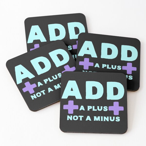 Item preview, ADD ADHD A Plus Not a Minus, Neurodiversity  designed and sold by DesignsofNote.
