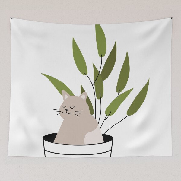 Item preview, Cat in Pot designed and sold by RONYON.