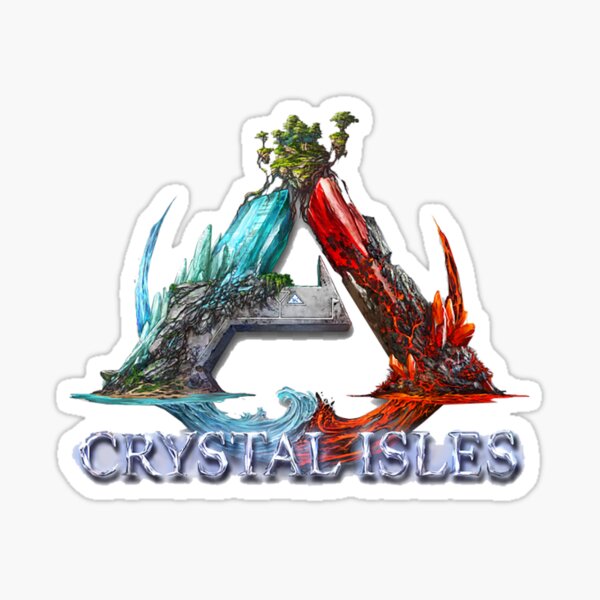 crystal isles Sticker