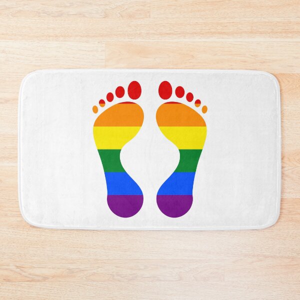 Item preview, Rainbow Pride Footprint designed and sold by Onpointholistic.