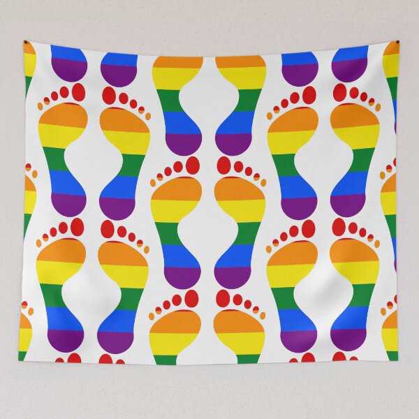 Item preview, Rainbow Pride Footprint designed and sold by Onpointholistic.