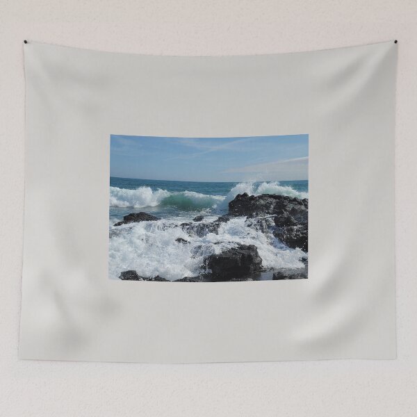 Item preview, The scenery of Crashing waves on rocks, Jeju Island.Korea. designed and sold by human8891.