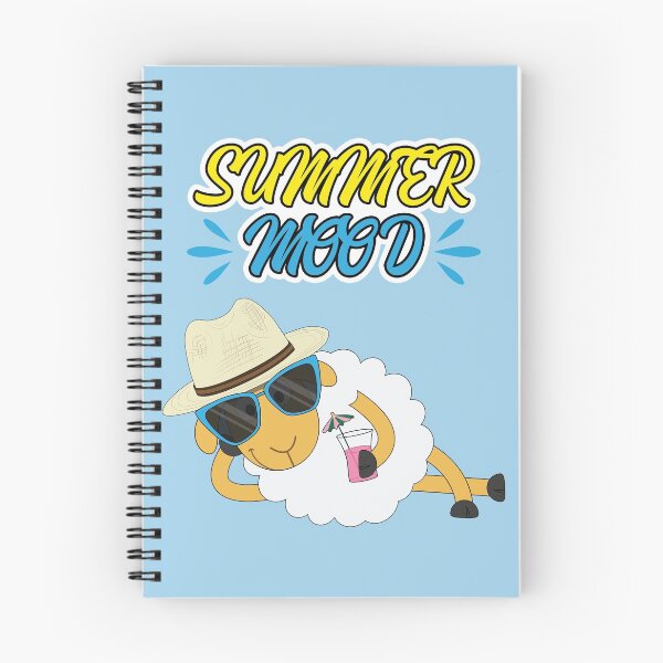 Item preview, Funny Summer Mood Sheep With Sunglasses and Cocktail ( blue) designed and sold by dass-art.