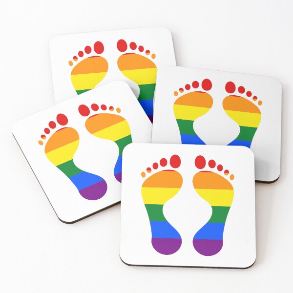 Item preview, Rainbow Pride Footprint designed and sold by Onpointholistic.