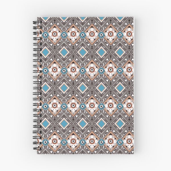 Item preview, Lovely blue orange clocks with geometric pattern  designed and sold by Pchra-store.