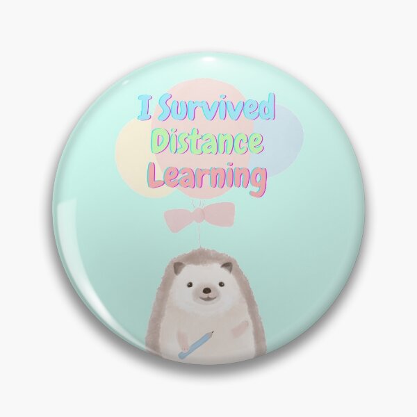 Item preview, I Survived Distance Learning hedgehogs designed and sold by yellrelang.
