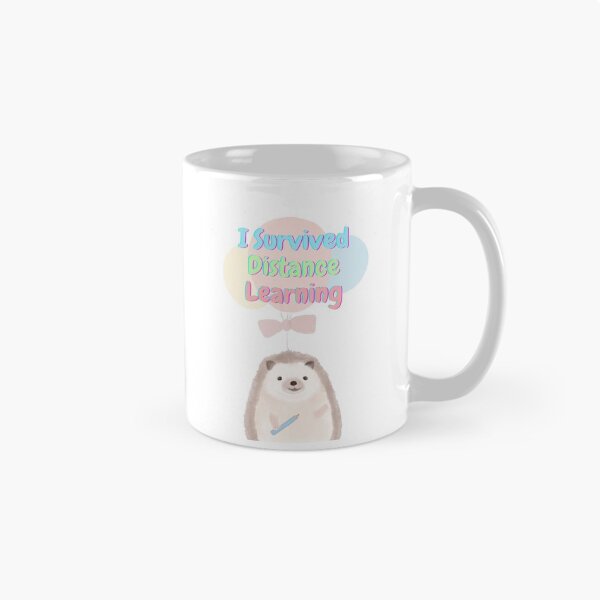 Item preview, I Survived Distance Learning hedgehogs designed and sold by yellrelang.